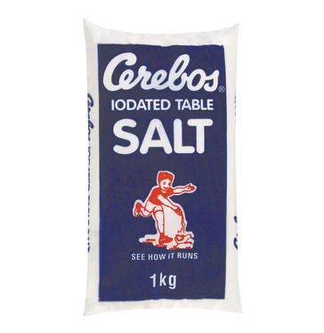 Cerebos iodated table salt 1kg 